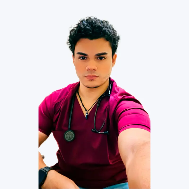 Licdo. Robert Ramírez terapia respiratoria en centro médico san joaquin